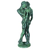 Paarskulptur aus Bronze "In the Beginning" von Gudrun Steen-Andersen