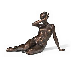 Limitierte Bronzeskulptur "Kassandra" von Olaf Teichmann