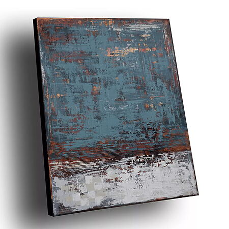 Abstraktes Acrylgemälde „RECOGNITION“ (2025) von Inez Froehlich, Acryl auf Leinwand