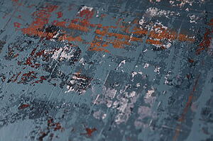 Abstraktes Acrylgemälde „RECOGNITION“ (2025) von Inez Froehlich, Acryl auf Leinwand