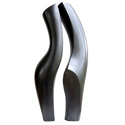 Abstrakte Skulptur "Die Liebenden" (2024) von Wiebke Bader, limitierte Auflage