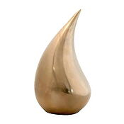 Abstrakte Bronzeskulptur "The Tear" von Marc Caelenberghe