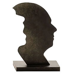 Limitierte Bronzeskulptur "Confidence" von Marc Caelenberghe