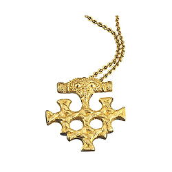 Anhänger "Wikinger-Thorhammer aus Hiddensee" mit Kette, 925er-Sterlingsilber