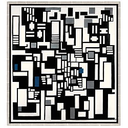 Explora obras de arte Pintura abstracta "Composición IX, Opus 18 (Abstracción de los jugadores de cartas)" de Theo van Doesburg