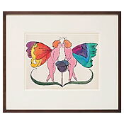 Serielles Unikat "One plate, from: In the Bottom of My Garden FS IV. 92A" (1956) von Andy Warhol