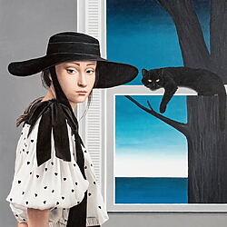 Acrylgemälde „The Emotional Pause” (2025) von Nataliya Bagatskaya (Ukraine)