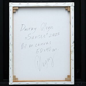 Impressionistisches Ölgemälde "Sunset" (2023) von Dmitry Oleyn