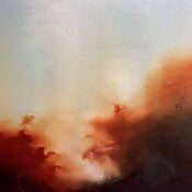 Abstraktes Ölgemälde „There is another sky” (2025) von Jonesy