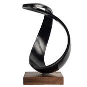 Escultura abstracta de bronce "Infinite 44" (2024) de Yves Rasch Escultura abstracta de bronce "Infinite 44" (2024) de Yves Rasch