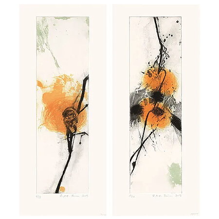 Kleurenetsen "234/13" en "235/13" (2013) in een set, van Regina Reim