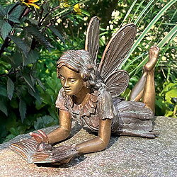 Tuinsculptuur "Betoverende Fee", bronzen uitvoering