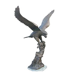 Garden sculpture "Eagle", bronze