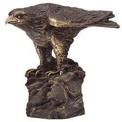 Bronze sculpture "Eagle" by Erwin A. Schinzel