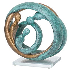 Bronzeskulptur "Family II" von Andrea Kraft