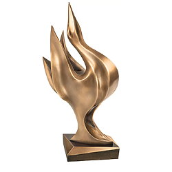 Abstrakte Bronzeskulptur "Godimento Della Vita" von Robert Simon