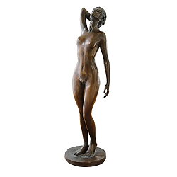 Aktskulptur "Eva" von Serge Mangin, Bronze