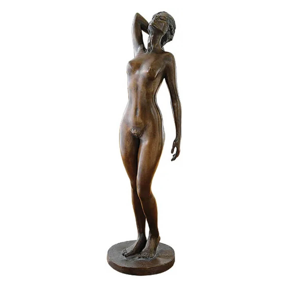 Aktskulptur "Eva" von Serge Mangin, Bronze Aktskulptur "Eva" von Serge Mangin, Bronze