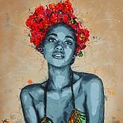 Pop Art Spray Paint „Keyah" (2020) von Valérian Lenud (Mexiko)