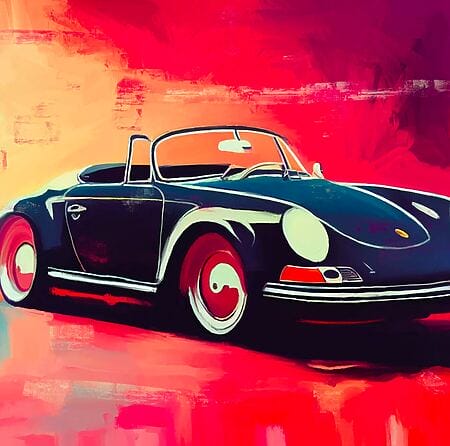 „Porsche 356 Speedster“ (2022) von Holger Mühlbauer-Gardemin