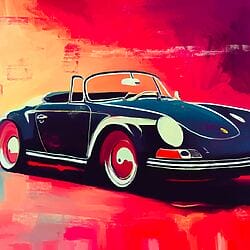 „Porsche 356 Speedster“ (2022) von Holger Mühlbauer-Gardemin