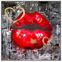 Peinture à l'huile « Lettres d'amour » (2024) d'Anna Schellberg