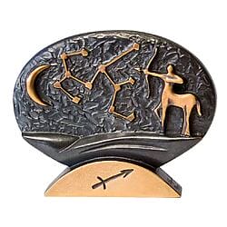 Sternzeichen-Skulptur "Schütze" aus Bronze, von Bernardo Esposto