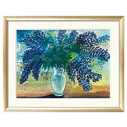 Druckgrafik "Blumenstrauß" (2001) von Günter Grass - Limitierte Algrafie auf Bütten