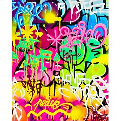 Graffiti painting “URBAN COLORS” (2020) by Vincent Bardou