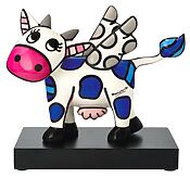 Porzellanskulptur "Flying Cow" von Romero Britto, Neo-Pop-Art