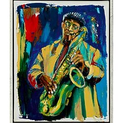 "Sonny Rollins" von Jürgen Born, limitierte Giclée Fine Art Print Edition