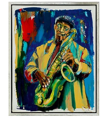 "Sonny Rollins" von Jürgen Born, limitierte Giclée Fine Art Print Edition