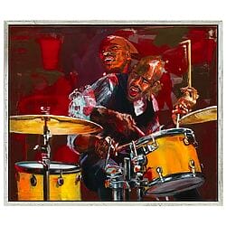 "Baterista en movimiento" de Jürgen Born, edición limitada de impresión artística Giclée