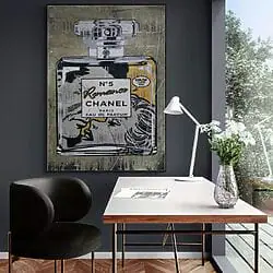 Pop Art Gemälde "Darling ..." (2024) von Franko, Mixed Media auf Leinwand