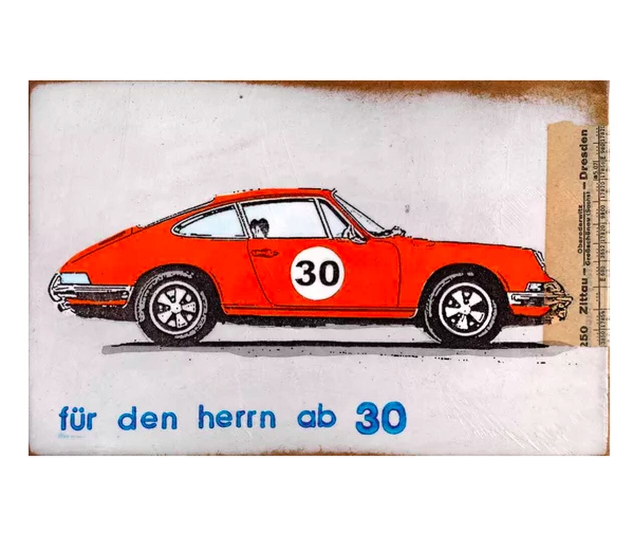 &quot;For the Lord from 30&quot; by Jan M. Petersen, reproduction on Alu-Dibond