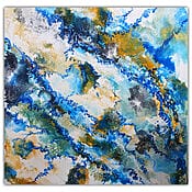 brahmaputra-abstrakte-kunst-blau-ocker-acrylbild-abstrakt-original-gemaelde-100×100-2411-90ad0074