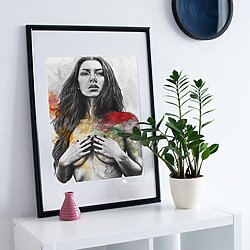 Intime Portraitzeichnung "Our Faith Is Lost" (2024) von Marco Paludet