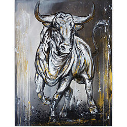 Louis XIV, tableau représentant Louis XIV, peinture originale peinte à la main, acrylique sur toile