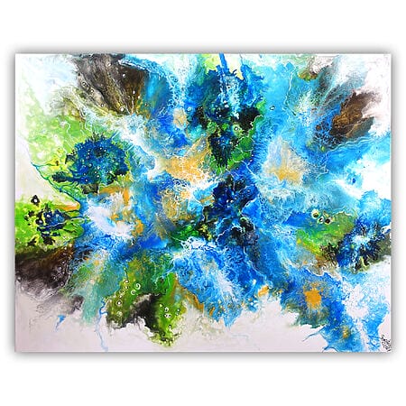 Buy Maldives Abstract Picture Canvas Blue Green Original Paintings