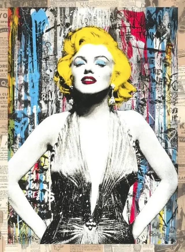 &quot;Marylin Forever&quot; (2021) by Mr. Brainwash, limited deep pressure on archive paper⁣ ⁣ Copyright: @Mrbrainwash @Singulätofficial⁣⁣ ⁣ Title: &quot;Marylin Forever&quot; (2021) ⁣ Artist: Mr. Brainwash (France) ⁣ Medium: Sieve print on paper / edition: Limited Edition: Pop Art, Street Art, Urban Art⁣ Motif (E): Celebrrities, Graffiti, Women, Erotic⁣ Dimensions: 56 W x 76 H cm (unfamiliar) ⁣ The work and the certificate of authenticity are hand signaled by the artist. Days return: 30 days free return⁣ ⁣ #keepcreating #colorworld #streetAdddicted #mrbrainwash #urbanarts #originalart #graffitiart #Popartlover #PopTemorain #arteurbana #marilyn_monynforever